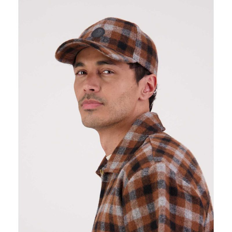 Swanndri Swanni Wool Check Baseball Cap image number 1
